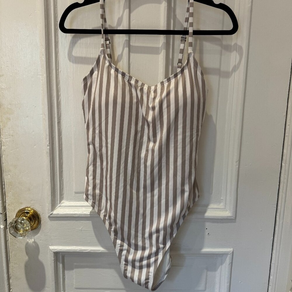 Andie Swim NTW Laguna One Piece Striped Swimsuit